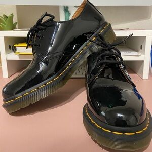 Dr. Martens 1461 Black Patent Leather Classic Oxford Shoes